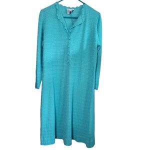 CALEDONIA VINTAGE BLUE MIDI HIGH END RESORT WEAR. CATSKILLS ANYONE